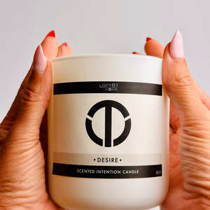 Hand Holding Desire Candle closed