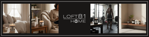 loft81 home premium coconut soy candles styled in neutral modern settings minimalist bedroom cozy living room and home gym  clean burn luxury candles with matte black and white vessels hand poured non toxic candles made for relaxation focus and everyday rituals